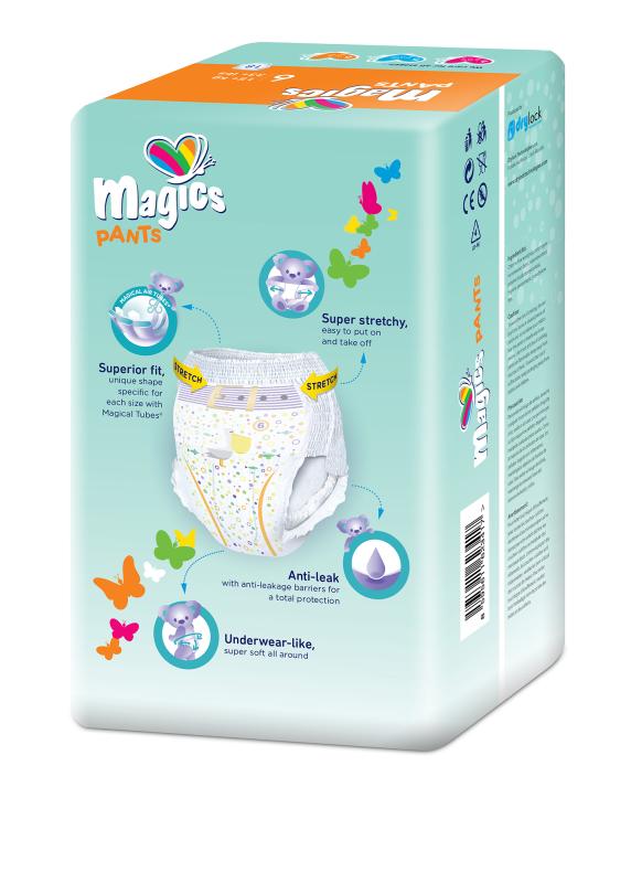 MAGICS PANTS PÜKSMÄHKMED LASTELE XL 15- KG N18