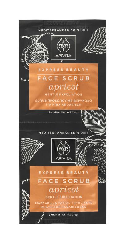 APIVITA EXPRESS NÄOKOORIJA APRIKOOSIGA 8+8ML N1