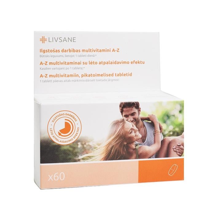 LIVSANE MULTIVITAMIIN A-Z TBL PIKATOIMELINE N60