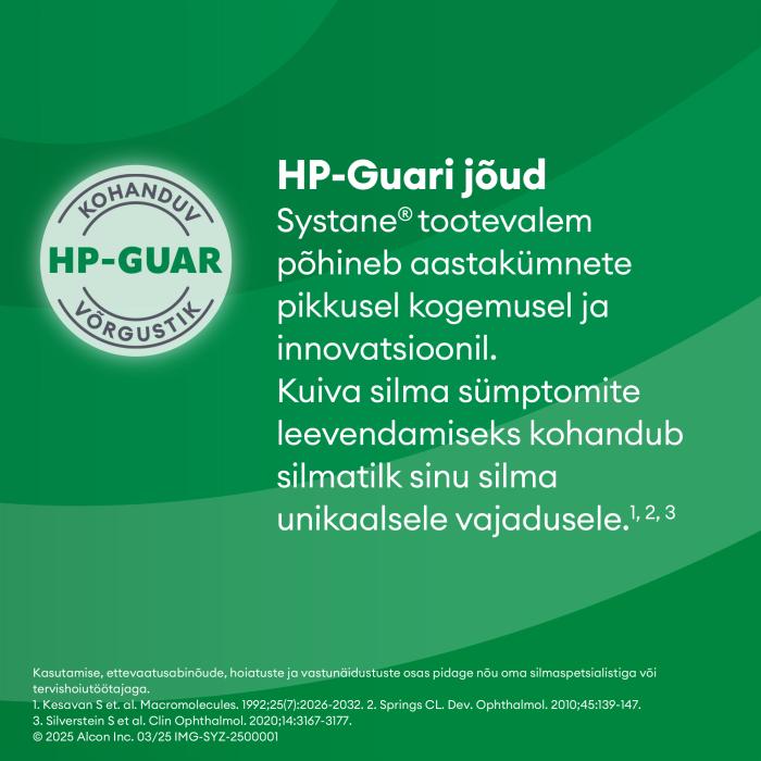 SYSTANE ULTRA SILMATILGAD NIISUTAVAD SÄILITUSAINETA 10ML