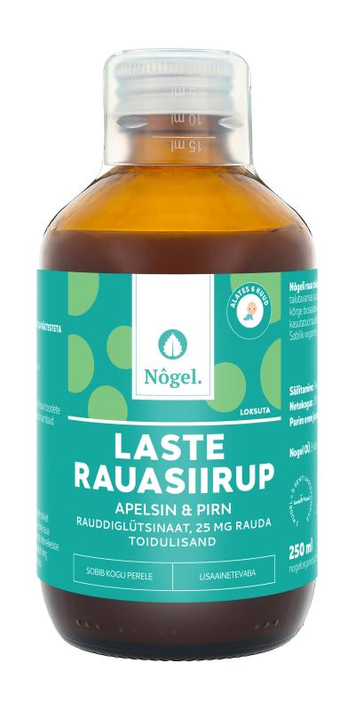 NÕGEL RAUASIIRUP LASTELE 250ML