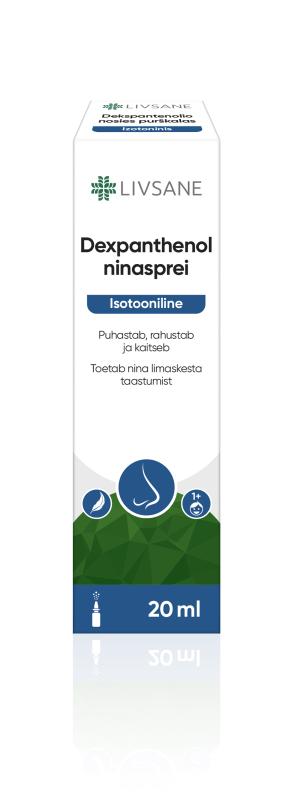 LIVSANE NINASPREI ISOTOONILINE DEKSPANTENOOLIGA 20ML
