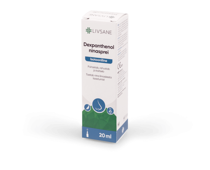 LIVSANE NINASPREI ISOTOONILINE DEKSPANTENOOLIGA 20ML