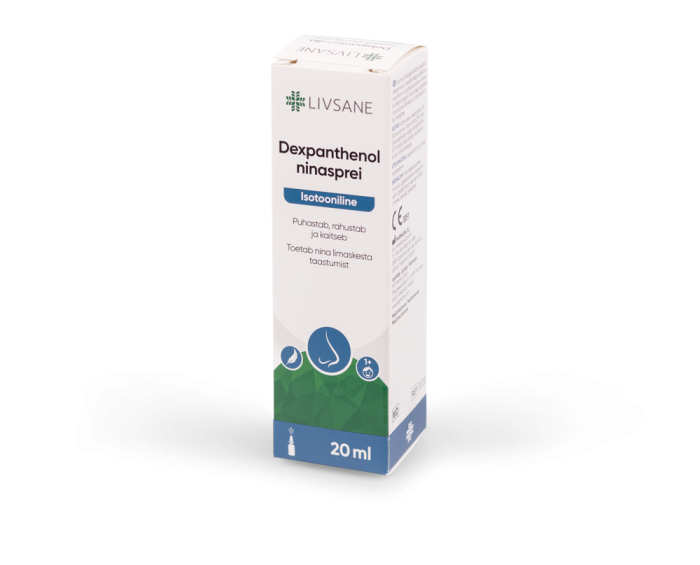 LIVSANE NINASPREI ISOTOONILINE DEKSPANTENOOLIGA 20ML