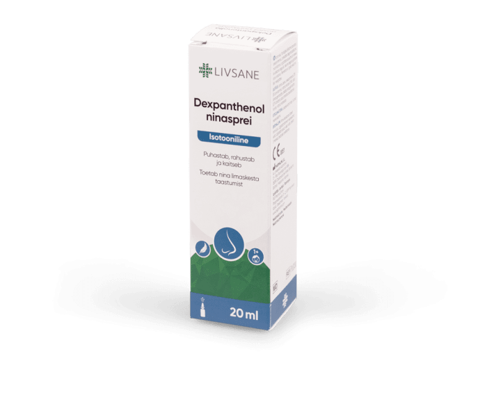 LIVSANE NINASPREI ISOTOONILINE DEKSPANTENOOLIGA 20ML