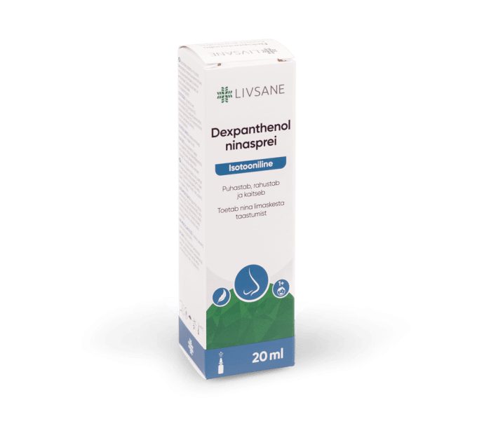 LIVSANE NINASPREI ISOTOONILINE DEKSPANTENOOLIGA 20ML