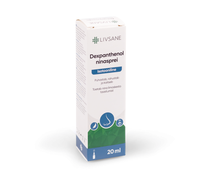 LIVSANE NINASPREI ISOTOONILINE DEKSPANTENOOLIGA 20ML