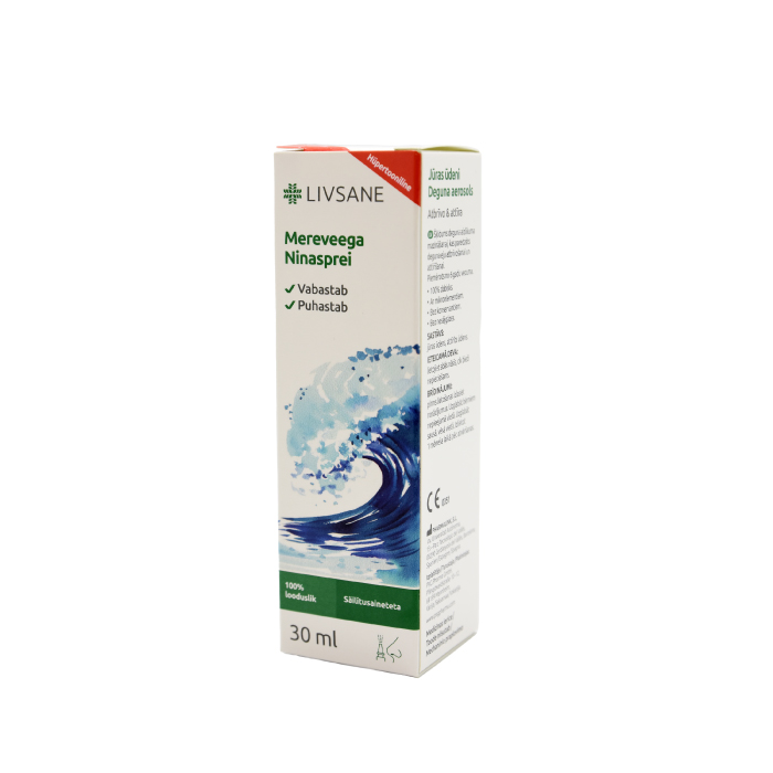 LIVSANE NINASPREI HÜPERTOONILINE 30ML