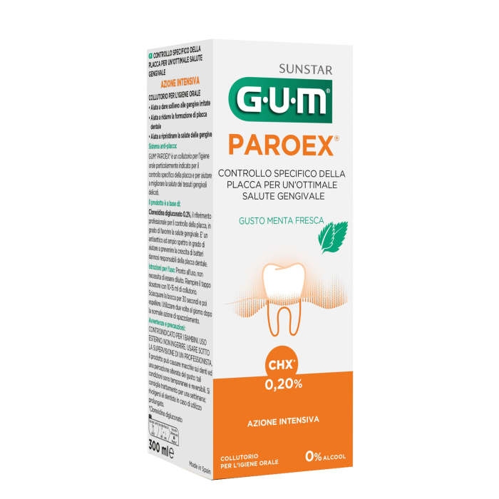 GUM SUUVESI PAROEX CHX 0,2% KLOORHEKSIDIINIGA 300ML