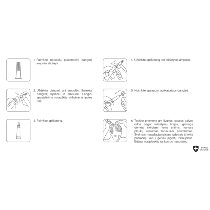 LABO HAIR LOSS 5 PATENTS AMPULLID NAISTELE 3,5ML N14