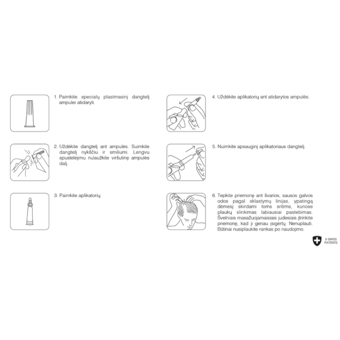 LABO HAIR LOSS 5 PATENTS AMPULLID MEESTELE 3,5ML N14