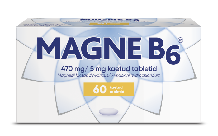 MAGNE B6 KAETUD TBL 5MG+470MG N60