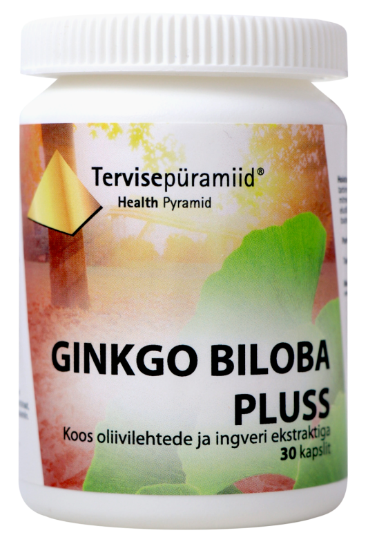 TERVISEPÜRAMIID GINKGO BILOBA PLUSS KAPSLID N30