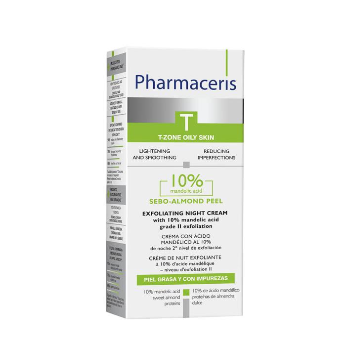 PHARMACERIS T SEBO-ALMOND PEEL 10% ÖÖKREEM KOORIV 50ML