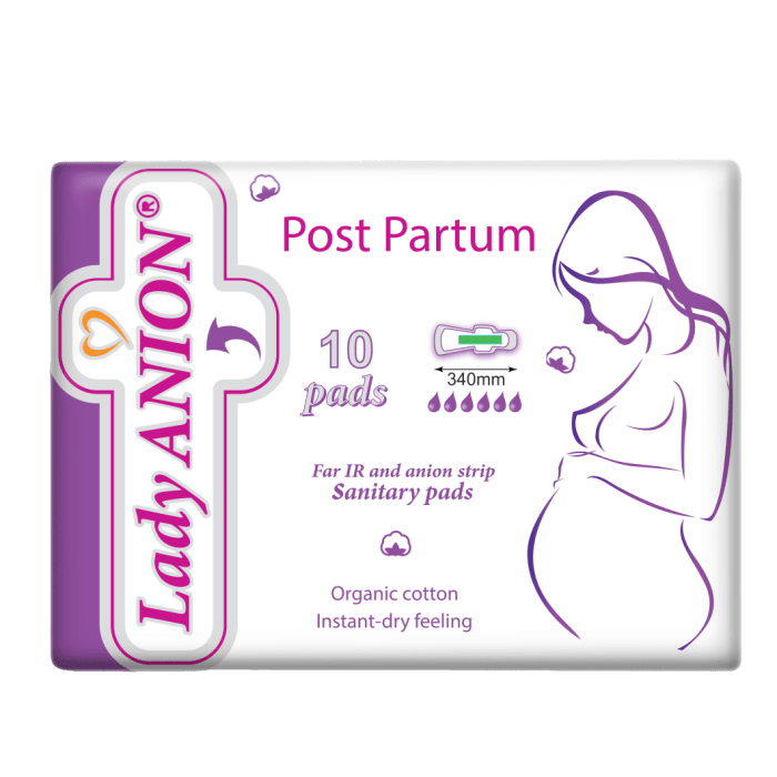 LADY ANION HÜGIEENILINE SIDE SÜNNITUSJÄRGNE 340MM N10