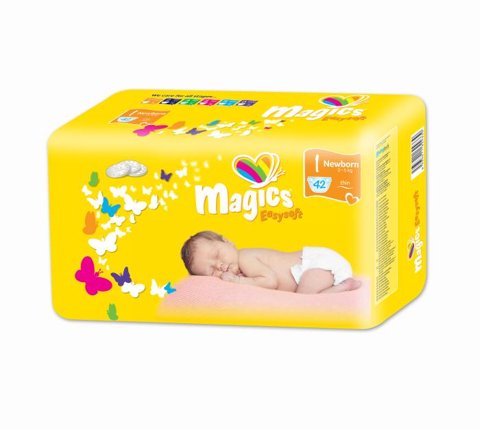 MAGICS EASYSOFT ECON MÄHKMED LASTELE NEWBORN 2-5KG N42
