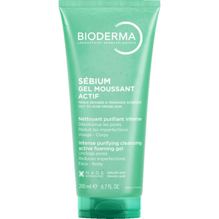BIODERMA SEBIUM NÄOPESUGEEL AKTIIVHAPPEGA 200ML