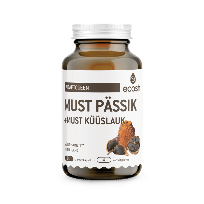 ECOSH MUST PÄSSIK+MUST KÜÜSLAUK KAPSLID N90