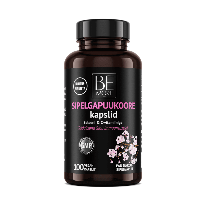 SIPELGAPUUKOORE KAPSLID SELEENI JA C-VITAMIINIGA N100