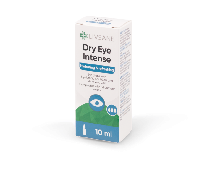 LIVSANE SILMATILGAD KUIVADELE SILMADELE INTENSIIVSED 10ML