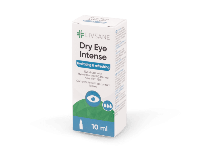 LIVSANE SILMATILGAD KUIVADELE SILMADELE INTENSIIVSED 10ML