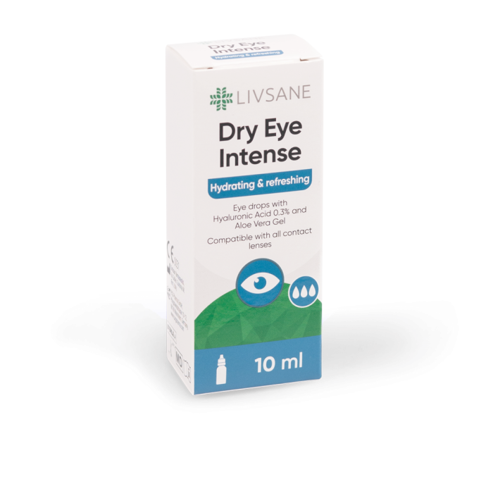LIVSANE SILMATILGAD KUIVADELE SILMADELE INTENSIIVSED 10ML