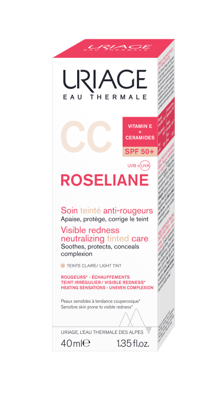 URIAGE ROSELIANE CC KREEM SPF50+ PUNETAVALE NAHALE 40ML