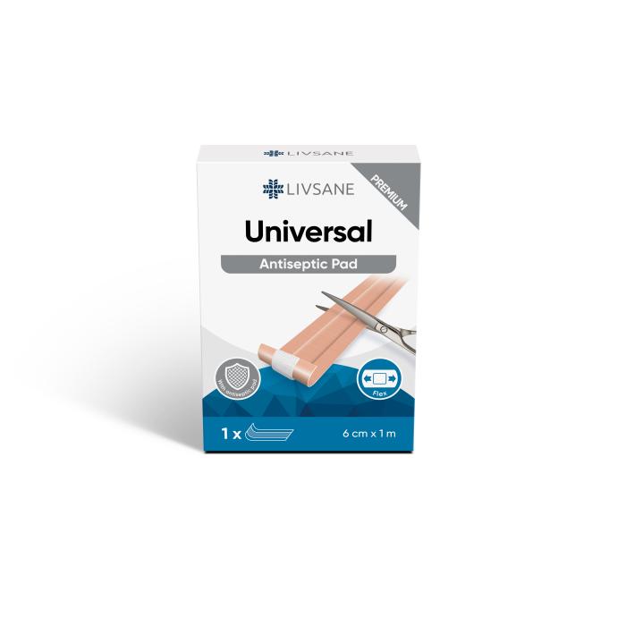 LIVSANE PLAASTER PREMIUM UNIVERSAL LÕIGATAV 1MX6CM N1
