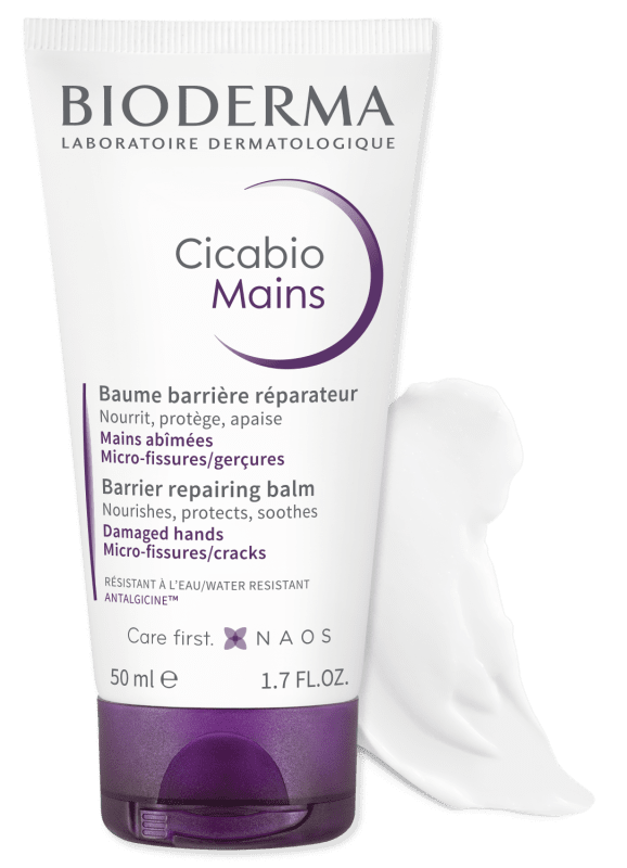 BIODERMA CICABIO MAINS KÄTEKREEM KAHJUSTATUD NAHALE 50ML