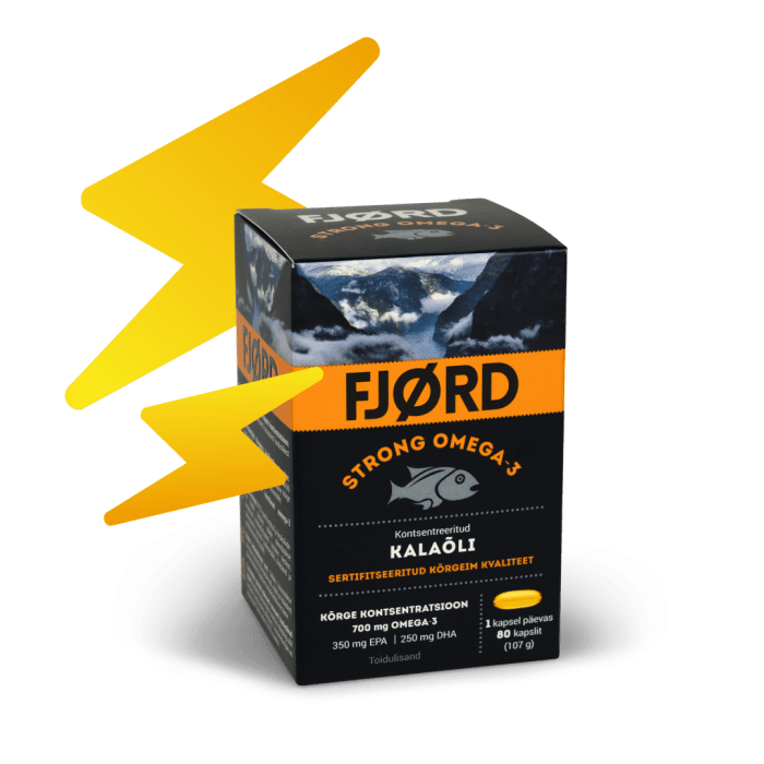 FJORD STRONG OMEGA-3 KALAÕLI KAPSLID N80