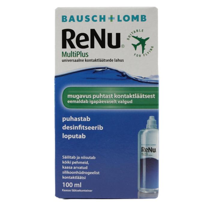 RENU MULTI PLUS KONTEINER + KONTAKTLÄÄTSEDE DES.LAHUS 100ML
