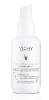 VICHY CS PÄIKESEKAITSEEMULSIOON  SPF50 NÄOLE TOONIV UVA 40ML