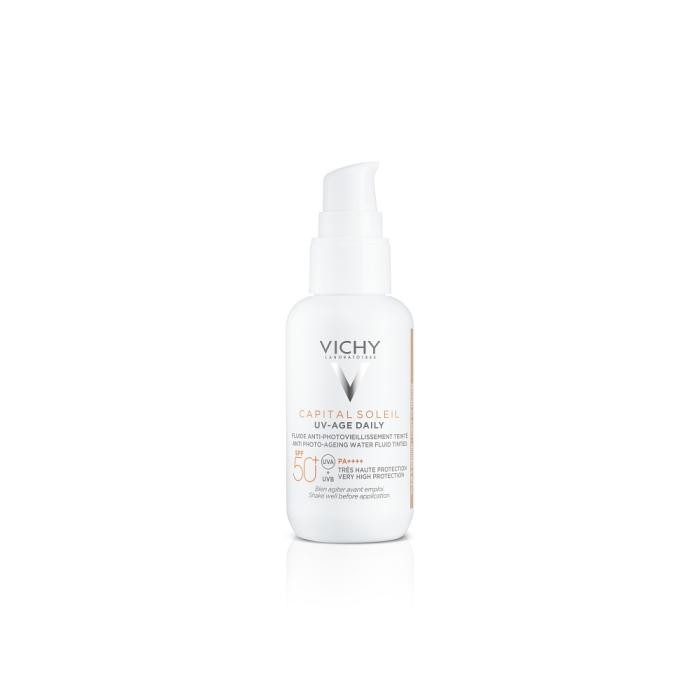 VICHY CS PÄIKESEKAITSEEMULSIOON  SPF50 NÄOLE TOONIV UVA 40ML