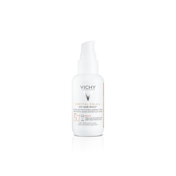 VICHY CS PÄIKESEKAITSEEMULSIOON  SPF50 NÄOLE TOONIV UVA 40ML