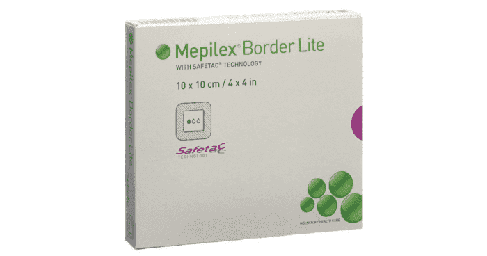 MEPILEX BORDER FLEX LITE SILIK.PLAASTER 10X10CM STER N5