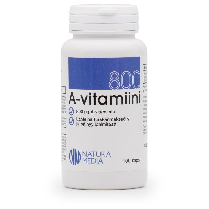 NM VITAMIIN A ÕLIKAPSLID 800MCG N100