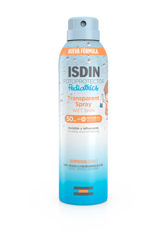 ISDIN PÄIKESEKAITSE AEROSOOL VEEKINDEL SPF50 LASTELE 250ML