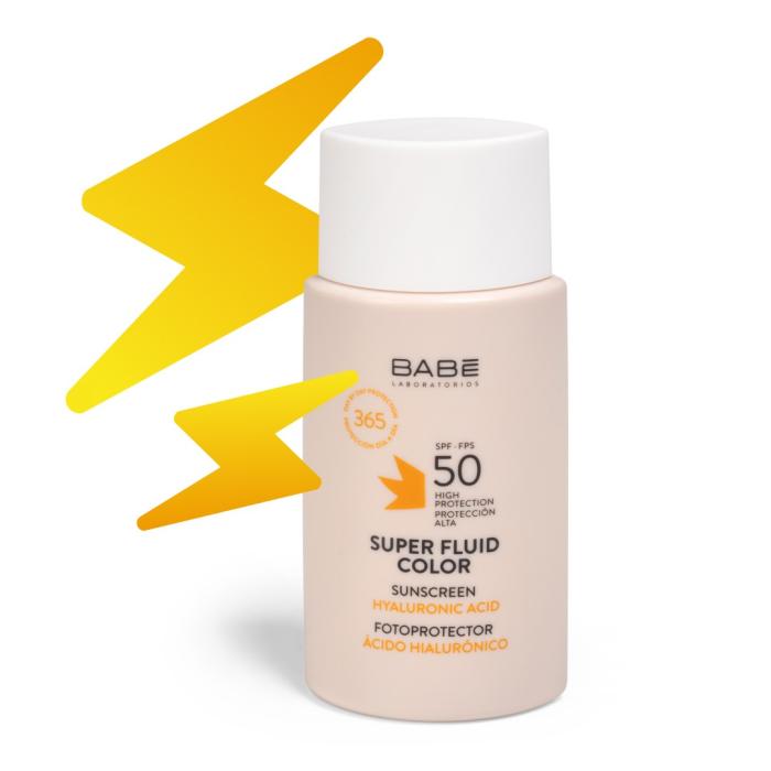 BABE SUPER FLUID EMULSIOON NÄOLE SPF50 TOONIV 50ML