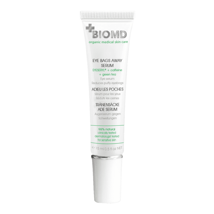 BIOMD EYE BAGS AWAY SEERUM SILMAALUSTE TURSETE VASTU 15ML