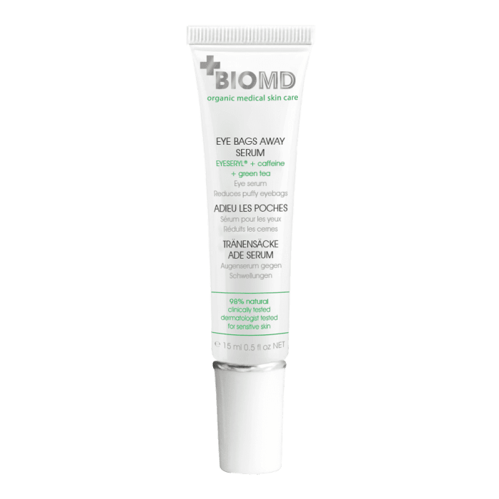 BIOMD EYE BAGS AWAY SEERUM SILMAALUSTE TURSETE VASTU 15ML