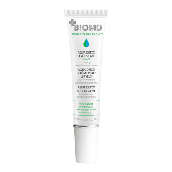 BIOMD AQUA DETOX SILMAÜMBRUS- KREEM DETOKSIFITSEERIV 15ML
