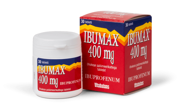 IBUMAX ÕHUKE POLÜMÜÜERKATTEGA  TABLETT 400MG (PURK) N30