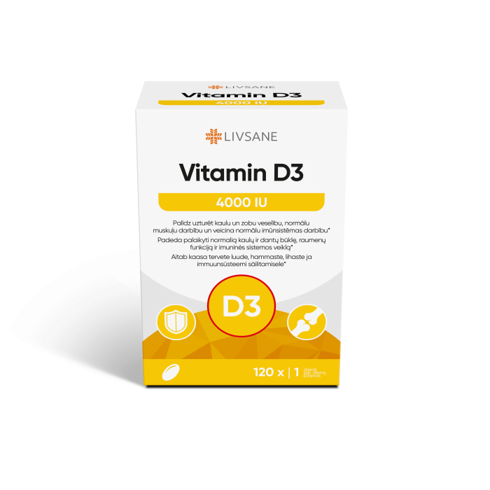 LIVSANE VITAMIIN D PEHMEKAPSLID 4000IU N120