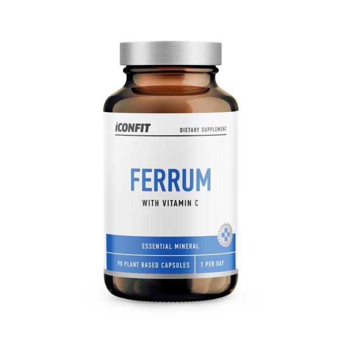 ICONFIT BIOAKTIIVNE RAUD 20MG + VITAMIIN C KAPSLID N90