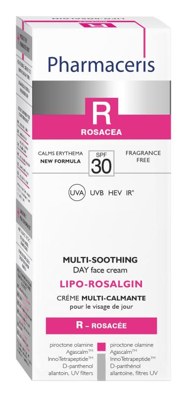 PHARMACERIS R LIPO-ROSALGIN PÄEVAKREEM RAHUSTAV SPF30 30ML