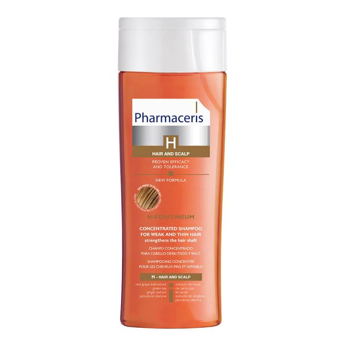 PHARMACERIS H-KERATINEUM SHAMP TUGEVDAV NÕRKADELE JUUSTELE 250ML