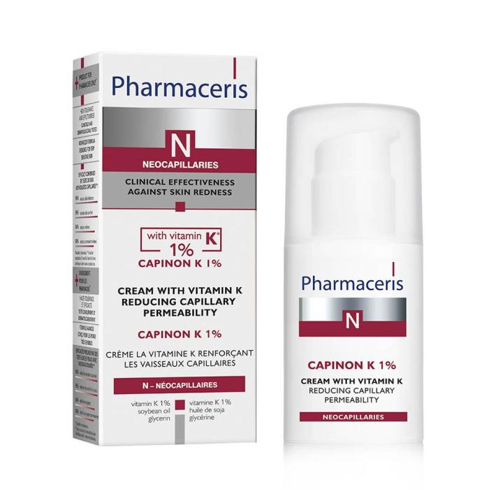 PHARMACERIS N CAPINON K 1% KREEM K-VITAMIINIGA 30ML