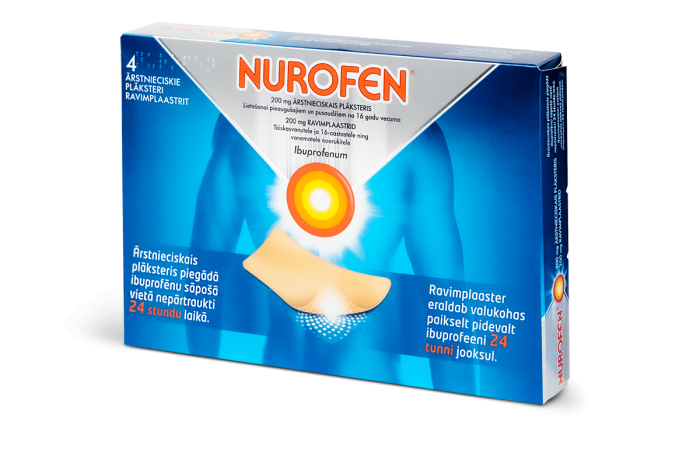 NUROFEN RAVIMPLAASTER 200MG N4