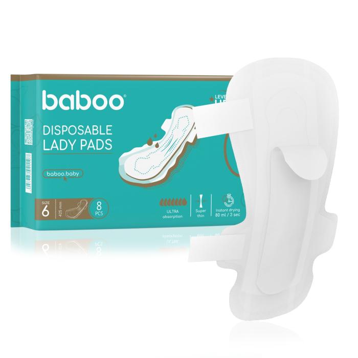 BABOO HÜGIEENILINE SIDE SÜNNITUSJÄRGNE SUURUS 6 N8