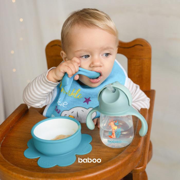 BABOO SILIKOONKAUSS 6+ KUUD KLEEPUVA PÕHJAGA TÜRKIIS N1